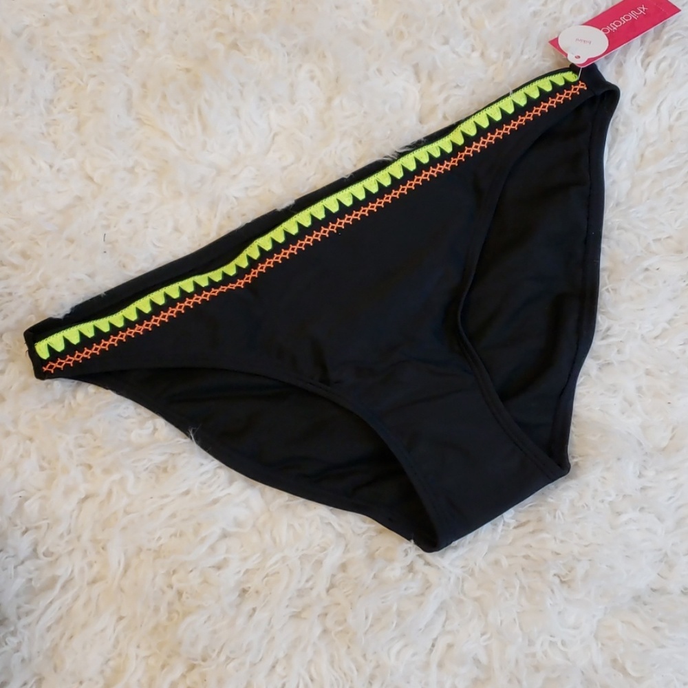 Embroidered Bikini Bottoms